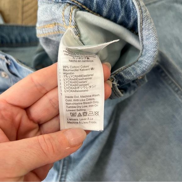 J CREW high rise classic vintage straight leg jeans in light wash size 29 - Picture 4 of 7